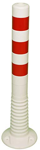 Poteaux flexibles – Elasto – (30-100 cm, différentes couleurs), 750mm, blanc/rouge, 1