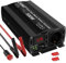 CAM2 Onduleur sinusoïdale Pure 500 W/1000 W Puissance de crête Convertisseur，12V vers 220V/230V/240V，1 EU-et écran LED pour Ordinateur Portable, Tablette, téléphone Portable, détection Intelligente