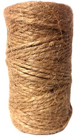 Netuno spago juta marrone 2mm 50 m filo per bricolage decorazione corda di juta naturale cavo di juta cordoncino juta cordino di juta spago per decorazioni regalo lavoretti decori casa gardino