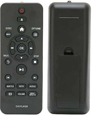 Goshyda Télécommande de Lecteur DVD, Remplacement de la Télécommande Universelle, pour, pour Lecteurs RC‑5721 DVP3670K DVP3864K DVP3870K