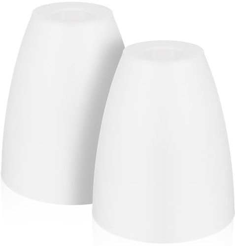 OSALADI 2 Stücke Kunststoff Lampenschirm Kronleuchter Lampenschirm Tischlampeschirm Ersatzschirm Lampenabdeckung für Tischleuchten Stehlampe Wandlampe Pendelleuchte Lampe Schatten
