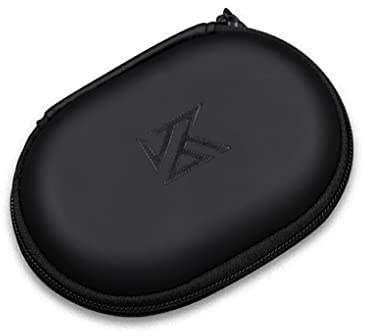 KZ écouteurs étui Forme Ovale Casque boîte Sac Voyage Poche Anti-poussière Protection Support avec Fermeture éclair Casque