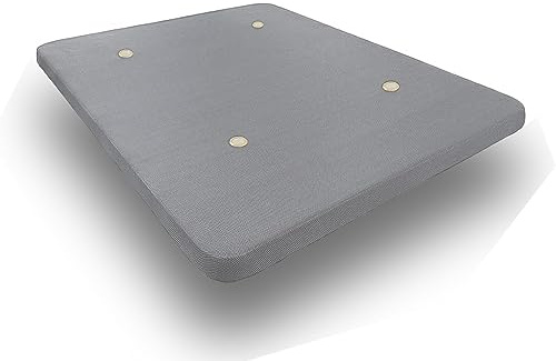 HOGAR24 ES | Base Tapizada en Tejido 3D Gris | Incorpora Válvulas de Transpiración | Patas No Incluidas | Medidas: 150x190 cm