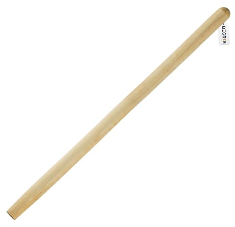 BEGRIS® Holzstiel 150 cm, Rechen, Besenstiel, Schaufelstiel, Buchenholzstiel Glatte Ausführung, Langlebiger und Strapazierfähiger Ersatzstiel