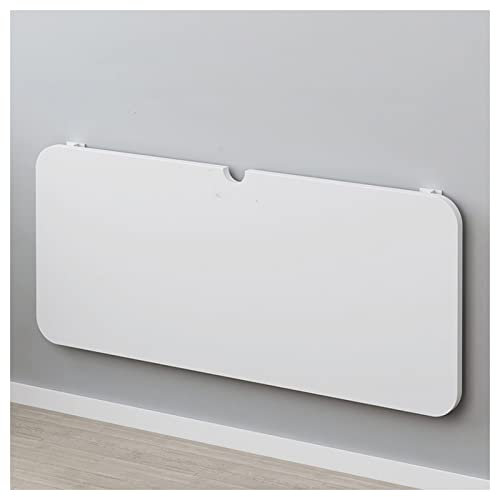 FGDIUCVN Wandmontierter Tisch, Schwebender Klappschreibtisch Aus Massivholz, Platzsparender Zusammenklappbarer PC-Schreibtisch Für Esszimmer, Arbeitszimmer, Küche, Balkon, Arbeitszimmer/Wei