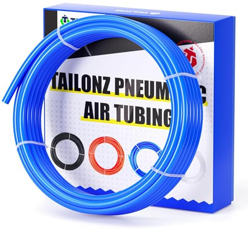 TAILONZ PNEUMATIC Air Line 8mm od Bleu Pneumatic Nylon Tube 32.8ft Air Brake Tubing Nylon Hose