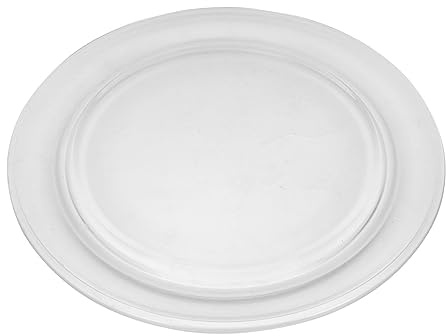 BIUDECO Mikrowellenteller aus Glas 27cm Stabiler Drehteller Ersatz für Mikrowelle Leicht zu Reinigen Mikrowellenzubehör für Küche und Haushalt