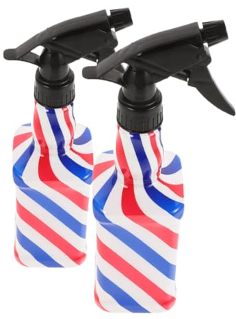 VICASKY Botellas de Spray Manual de Plástico Diseño Compacto Vintage, Pulverizador de Niebla para Cabello y Jardinería, Adecuado para Peinados y Limpieza, Pack de 2 Unidades