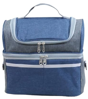 Sac à déjeuner isolé - Glacière amovible - Sac à provisions avec poignée - Glacière réutilisable - Lunchb0x - Boîte à déjeuner multifonction pour adultes - Récipient alimentaire pour