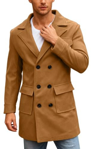 Giacconi Invernali Uomo - Cappotto invernale Anorak per uomo capospalla climatico giacca lunga antivento con cappuccio tasche funzionale
