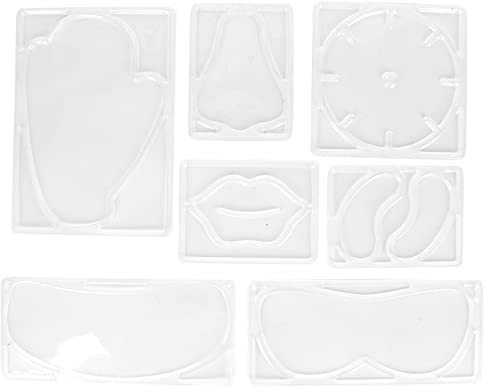 Generic Molde de Mascarilla Facial Fabricante de Mascarillas Reutilizables para Salones de Belleza Domésticos y Profesionales Máscara de Ojos Hecha a Mano Máscara de Pecho de Cuello de Labios Parche