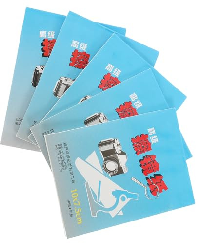 TOVINANNA Papel para Limpiar Lentes Diseño en Folleto Grasa y Huellas Profesional de 250, Papel Especial para Limpieza de Cámaras y Microscopios para Uso en Microscopios