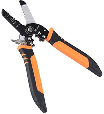 Multi-functional Wire Stripper, Professional Plier Electrician Stripping Crimping Clamping Cutting Hand Tool - Crimper, Pliers, Cutter