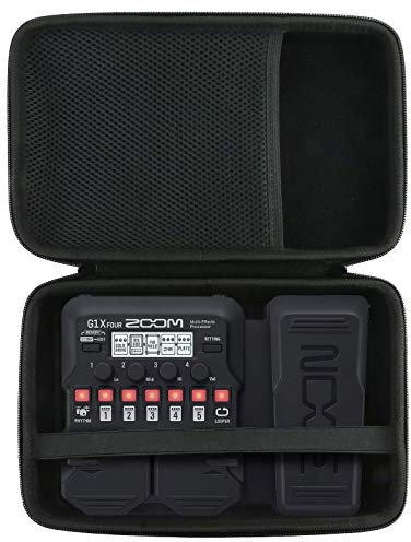 co2CREA Hart Reise Schutz Hülle Etui Tasche für Zoom G1X / B1X / A1X FOUR/IFS Multieffektpedal Amp Simulator, Nur hülle
