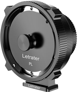 Letrater PL-FX cine Objektivadapter Konverter für Fujifilm X-Mount Kameras X-Pro1, X-E1, Mattschwarz
