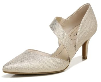 LifeStride Womens Suki Pumps Platino Gold 11 W