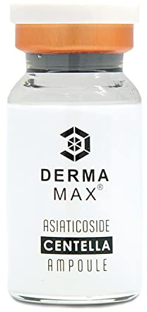 DERMAMAX BB Premium Glow | 4 olika ampuller för BB-behandling | Perfekt för mikroneedling & dermaroller behandling | CENTELLA | GLUTATHIONE | SALMON | Guld | 8 ml vardera (Centella)