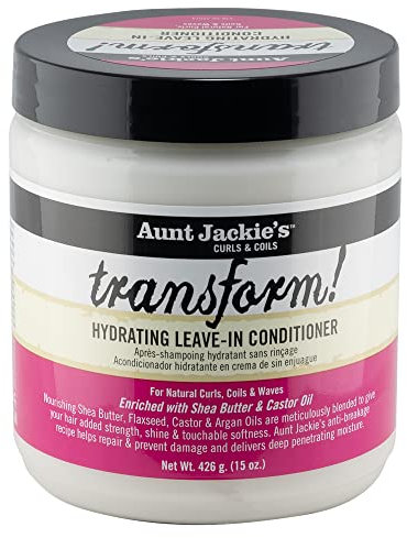 Aunt Jackie Transform! Hydrating Leave-in Conditioner 15oz, white