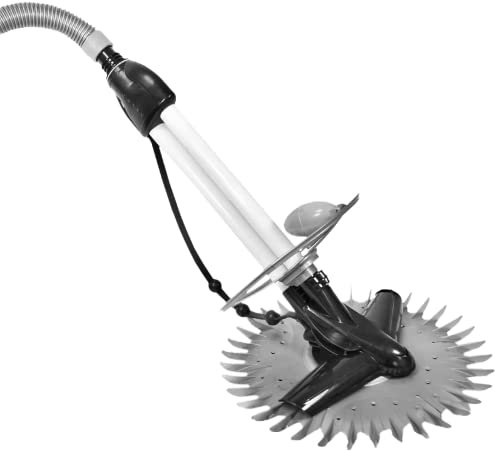 HST Automatischer Poolsauger inkl. 10 Schläuchen I Pool Reinigung Set mit Automatik Poolbodenreiniger, Adapter für Skimmer Anschluss I Pool Zubehör