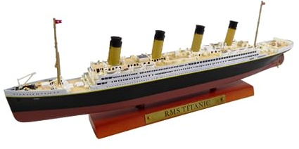 OPO 10 Miniaturnachbildung des berühmten Transatlantikdampfers RMS Titanic zum Sammeln – Maßstab 1:1250 oder 21,5 cm