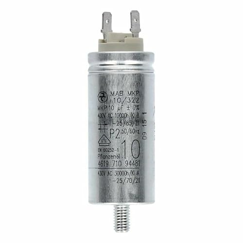 LUTH Premium Profi Parts Condensateur compatible whirlpool 481212118144 10µf 461971094481 pour sèche-linge