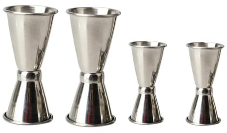 LIFKOME 4 messbecher Jigger Unzen Tasse oz Tasse wein messgerät Optional graduierter Becher