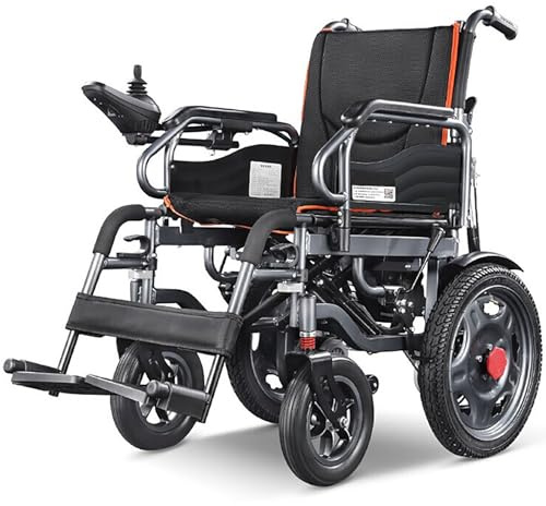 Fauteuil roulant motorisé, portable et pliable tout terrain pour personnes âgées et adultes