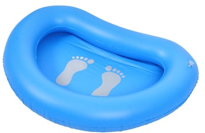 OFFSCH Aufblasbares Faltbares Fußbadebecken Pvc Tragbar Für Poolzugang Und Outdoor Fußwaschbecken Leichtes Kleines Fußbad Für Camping Und Zuhause