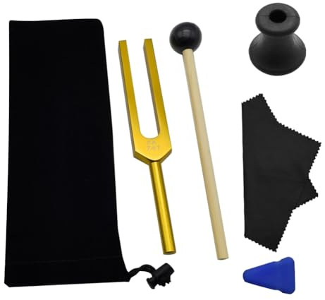 Junterone FA741HZ Stimmgabel-Set, Stimmgabel Zur Heilung Von Chakra, Geist und Seele in Perfekter Harmonie