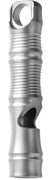 DONGKER Silbato para perro, silbato de emergencia de titanio de 120 dB con diseño de cierre para colgar para entrenamiento de mascotas, senderismo, camping, deportes