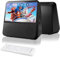 Reproductor de DVD portátil Bluetooth, 4000mAh recargable Region Free DVD para coche con altavoces incorporados dobles, compatible con CD/Bluetooth/USB/RCA/conector para auriculares, reproductor de CD