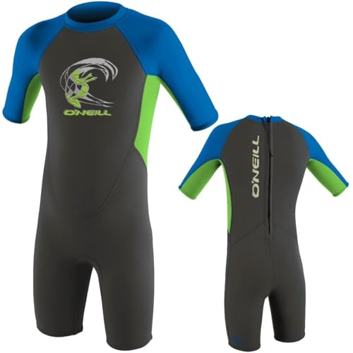O'Neill Wetsuits småbarn neopren Shorty Reactor barn våtdräkt baddräkt vår baddräkt Dayglo WSE (WSE-Dayglo, 2 år)