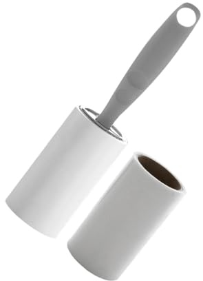 VALICLUD 1 Set Pet Hair Remover Lint Roller Handheld Sticky Roller with Refill for Easy Cleaning of Clothes Carpets and Furniture Lightweight and Portable Dog Hair Remover