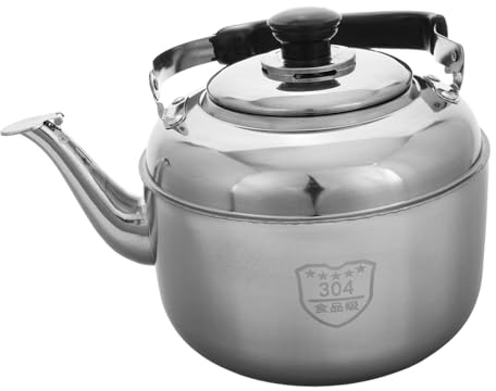 EXAOMBLE Hervidor De Acero Inoxidable Silbante 3,6l Grueso 304 Resistente Silbato Para Hogar Cocina Estufa Gas Inducción