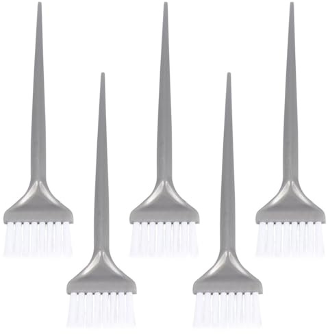 LRXIYODE 5 pezzi Spazzola per Tintura Capelli con Setole Morbide per Applicazione Olio e Colorazione Accessori Parrucchieri Professionali per Uso Salone e Casa