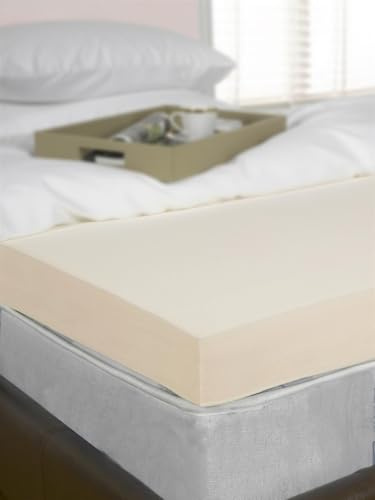 4 (100mm) Extra Deep European Continental King Bed Size Visco Memory Foam Mattress Topper, Orthopaedic, Support, Pain Relief (160cm x 200cm) UK Made By Littens
