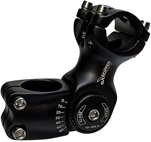 GANOPPER Lenkervorbau Verstellbar 31,8 Fahrrad Vorbau Steigleitung Rennrad Fahrradvorbau Mountainbike MTB Vorbau 31.8mm (31.8 * 90 * 28.6mm)