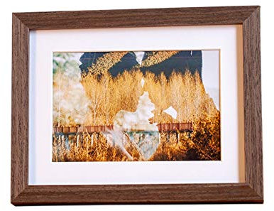 Bilderrahmen, Kreative Fotorahmenverzierungen Der Hölzernen Kinderwanddekoration Bilderrahmen (Farbe : Coffee, Größe : 40×60cm)