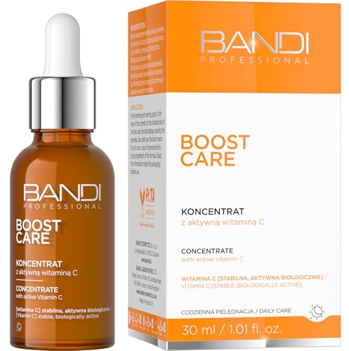 Bandi Vitamin C Serum für Strahlende Jugendliche Haut-Feuchtigkeitspflege mit Natürlichen Ölen Anti-Aging Hautverbesserung Hauttypunabhängig Hauterneuernd