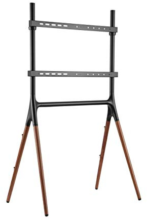 HALTERUNGSPROFI FS08B Design STAFFELEI 4-Bein TV-Stativ Halterung Stativ Fernsehstand Stand Flachbildschirm Möbel Rack 49-70 Zoll VESA 600x400