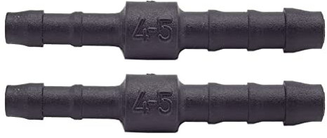 2 x YOU.S Original Schlauchverbinder Zwischenstück RGV Ø 5mm 4mm - Gerade Form - Reduzierer