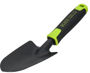 BLACK TOOLS® Garden - Cazzuola per piante | per trapiantare e trapiantare | manico antiscivolo | resistente alla corrosione | lunghezza 32 cm | giardino, fioriera da balcone, aiuole