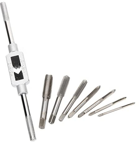 BESTonZON 1 Satz Bolzenzieher Schraubenschlüssel Verstellbar Thread-kit Tap-and-die-kit Verstellbare Schraubenschlüssel Leuchtstoffröhren Schraubensatz Einstellbar Legierter Stahl Einstellen