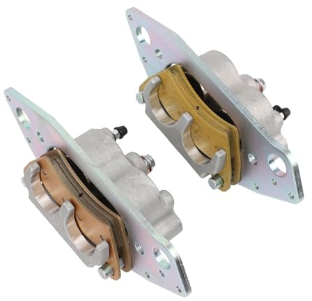 Front Brake Caliper with Brake Pads, for Polaris 800 Crew XP 2010-2015 Brake Caliper Assembly Replacement, OE Number 1911282 1911283 1911284
