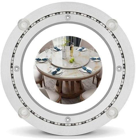 Aluminium Legierung Rotierende Lager, Hardware Drehteller, Drehbarer Drehplatte Aus Aluminiumlegierung, Rotierende Lager Drehscheibe, Esstisch (Size : 50CM(19.6INCH))