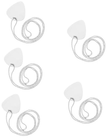 ibasenice 5stücke Guitar Pick Halskette Aus Kreatives Gitarren-pick Design Leicht Komfortabel Modischer Schmuck Für Männer Und Frauen Geschenkidee Für Musikliebhaber