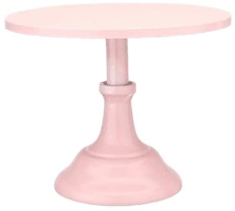 OZBME Cake Stand European-Style Cake Stand Milk Tea Shop Dessert Dessert Tall Tray Wedding Props Party Cake Tray Decoration Cupcake Stand (Pink)
