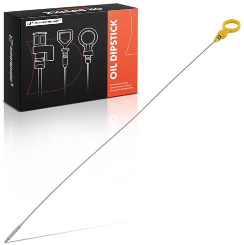 A-Premium 2.2L 2.4L 2.5L Engine Oil Dipstick Compatible with Chevrolet Equinox, Malibu, Impala, HHR & GMC Terrain & Buick Regal, Verano, LaCrosse & Saturn Vue, Sky, Aura, Oil Measuring Rod Dip Stick