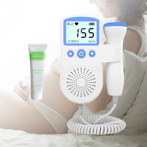 Gel for Doppler Monitor, Baby Movement Monitor for Mother-to-be, Doppler Accessories for Home Use Only (Blue)