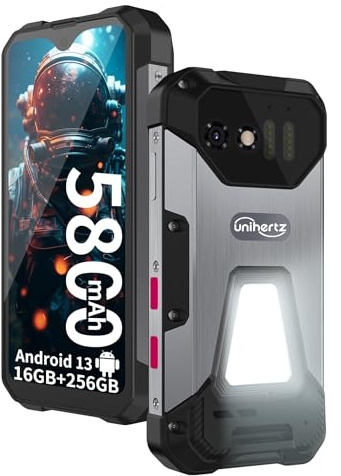 Tank Mini Rugged Smartphone 4G, 4,3 Android 13 Outdoor Handy Ohne Vertrag | Wasserdichit Kleines OTG Robustes Smartphone,Baustellenhandy Wasserdicht Rugged Cell Phone für Bauarbeiter Camper